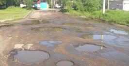 Состояние асфальтового покрытия в Биробиджане Народный корреспондент