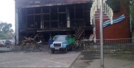 Тушить огонь в ДК с. Ленинского ЕАО пожарные приехали во все оружии Василий Кайдалов