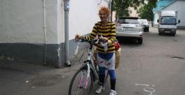 Семидесятилетняя велопутешественница Юлия Михайлюк прибыла в Биробиджан Владимир Иващенко