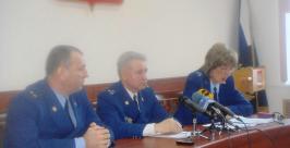 Брифинг в областной прокуратуре Марина Померанцева