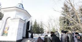 Настенную роспись освятили сегодня в часовне в Сквере Победы Биробиджана http://www.eparh.ru/content/view/1154/26/