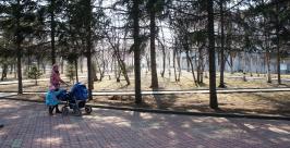 Весна продолжает радовать жителей Биробиджана солнцем и теплом Марина Померанцева