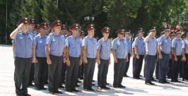 Общегородской развод полицейских нарядов прошел в Биробиджане Владимир Иващенко