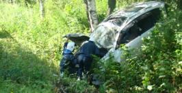 Полетом в кювет закончилась поездка для водителя и пассажиров микроавтобуса в ЕАО Пресс-служба ГУ МЧС по ЕАО