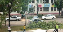 Автомобильное движение в центре Биробиджана восстановлено Татьяна Мошкина и Алексей Тщедушнов