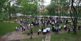 Сквер первостроителей открыт в Биробиджане к 75-летию города Владимир Иващенко