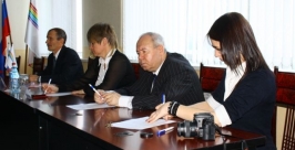 В мэрии Биробиджана прошли российско-японские переговоры Владимир Иващенко