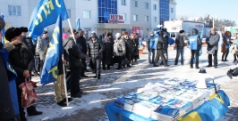 Митинг ЛДПР в Биробиджане Константин Земляникин