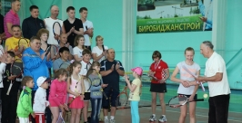 Первое место завоевала Мария Орлова Из архива Федерации массового тенниса ЕАО