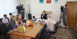 Мэр Биробиджана принял победителей танцевального турнира в Сочи корр. ИА ЕАОmedia
