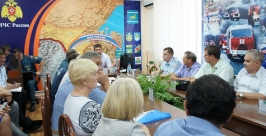 Совещание в МЧС Юрий Скачков