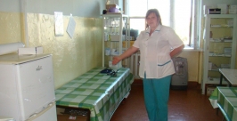 Медсестра Людмила, присутствовавшая на родах - здесь родилась новорожденная Пресс-служба ГУ МЧС по ЕАО