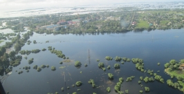 Затопленное село Ленинское на Амуре www.eao.ru