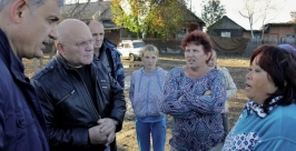 работу по ликвидации последствий паводка в Ленинском районе оценил Александр Винников www.eao.ru