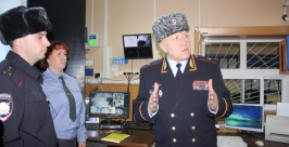 Василий Олейник проверил работу подчиненных в Cмидовичском районе Пресс-служба УМВД России по ЕАО