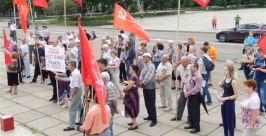 Антифашистская акция прошла в Биробиджане ИА ЕАОmedia, Владимир Иващенко