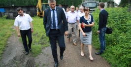 Мэр Биробиджана проинспектировал работу коммунальщиков Владимир Иващенко