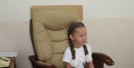 Пятиклассница на один день стала мэром Биробиджана Владимир Иващенко, ИА EAOmedia