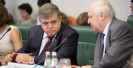 На совместном заседании Комиссии по мониторингу ситуации на Украине и Комитета общественной поддержки жителей Юго-Востока Украины Пресс-служба Совета Федерации РФ