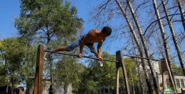 Соревнования по Street Workout Анна Барчевская
