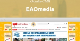 ИА ЕАОmedia набирает обороты в борьбе за победу в старейшем конкурсе Рунета &quotЗолотой Сайт&quot скриншот страницы в Интернете