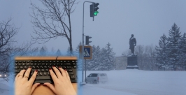 Снегопад &quotзаметает&quot комментариями интернет-сообщество Биробиджана ИА EAOmedia, Юрий Скачков