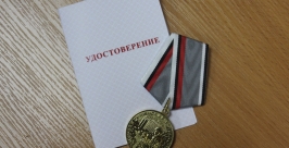 Сотрудникам СОБР ЕАО вручили памятные медали пресс-служба УМВД РФ по ЕАО 