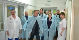 Виктор Гожий в детской больнице Валентина Шамеева