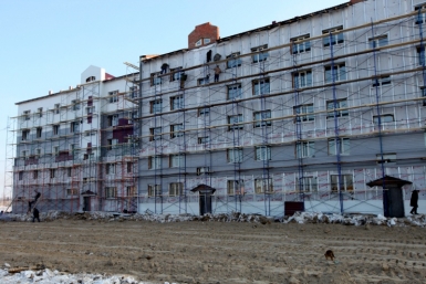 Дом для переселенцев из ветхого жилья сдают в п. Николаевка www.eao.ru