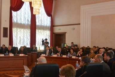 Заседание Законодательного Собрания ЕАО Константин Земляникин