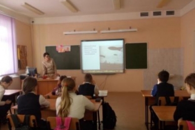 На уроке Сайт школы села Птичник
