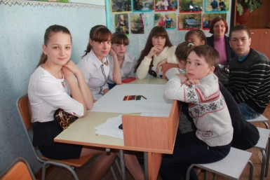 Волонтеров Облученского района ЕАО &quotподковали&quot к Дню Победы сайт школы п. Биракан