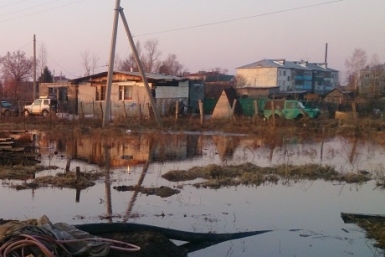 Дежавю наводнения-2013 возникло у некоторых жителей частного сектора п. Николаевка ЕАО народный корреспондент