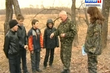 Юные экологи Биробиджана помогают специалистам природоохранных служб предотвращать пожары ГТРК Бира