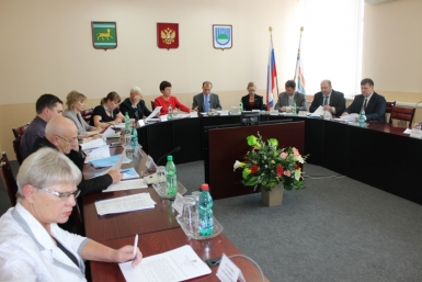 Заседание городской Думы Биробиджана Владимир Иващенко