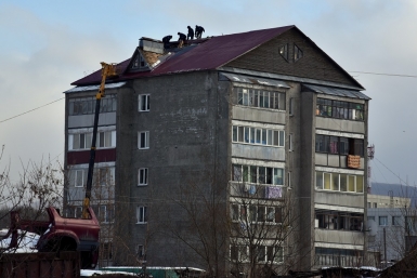 Ремонт крыш Юрий Гуршал, ИА SakhalinMedia