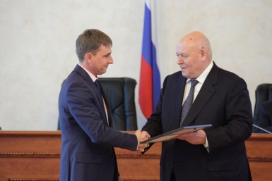 Церемония награждения Пресс-служба Законодательного Собрания ЕАО
