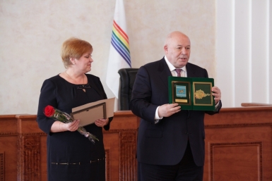 Награждение участников конкурса незарегистрированных СМИ Пресс-служба Законодательного Собрания ЕАО