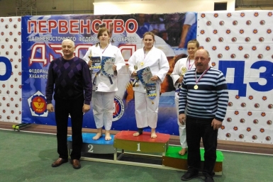 Спортсменка из ЕАО взяла &quotсеребро&quot в первенстве ДФО по дзюдо в Хабаровске Предоставлено Федерацией самбо и дзюдо ЕАО